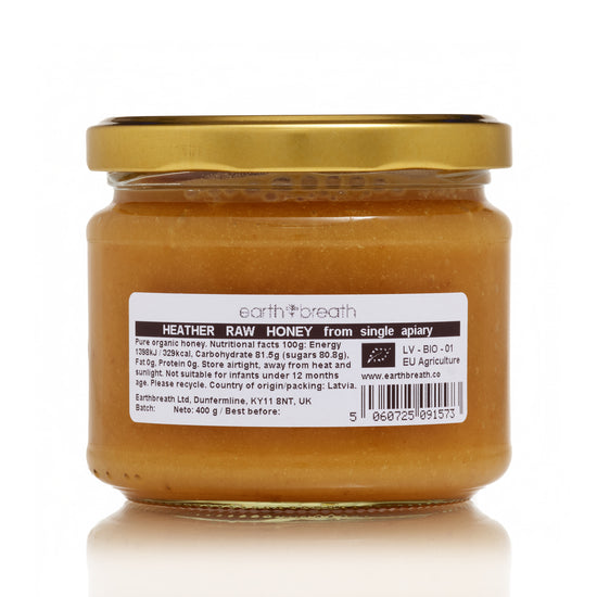 Organic Raw Creamed Heather Honey 400g - 3kg