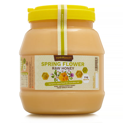 Organic Raw Spring Flower Honey 400g - 3kg