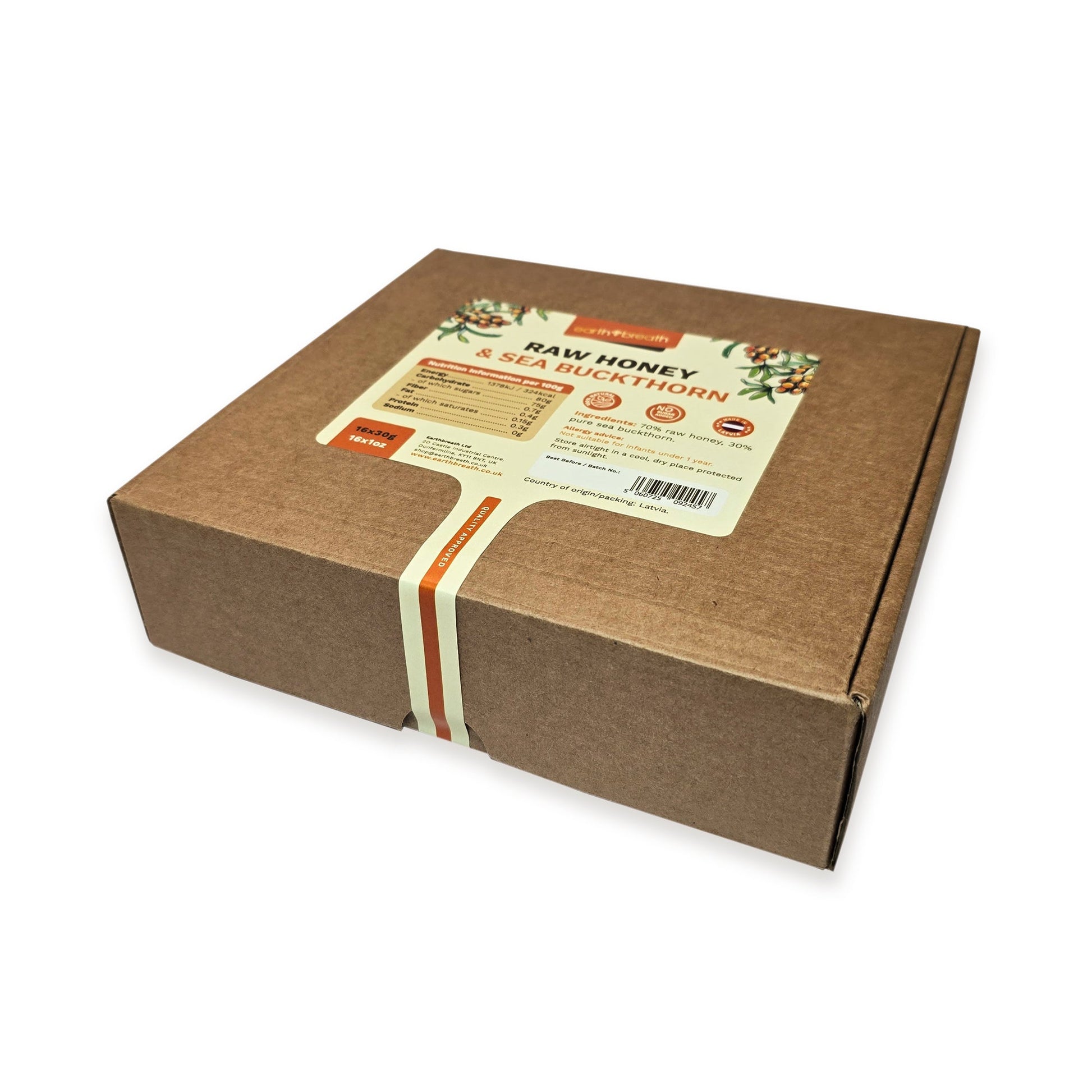 Honey with Sea Buckthorn 30g x 16 Mini Jars (Copy) Earthbreath