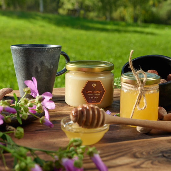 Organic Raw Spring Flower Honey 400g - 3kg