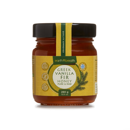 Organic Raw Greek Vanilla Fir Honeydew Honey