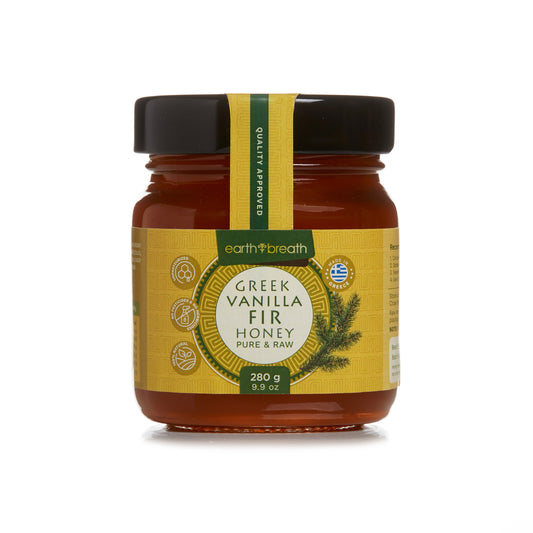 Organic Raw Greek Vanilla Fir Honeydew Honey