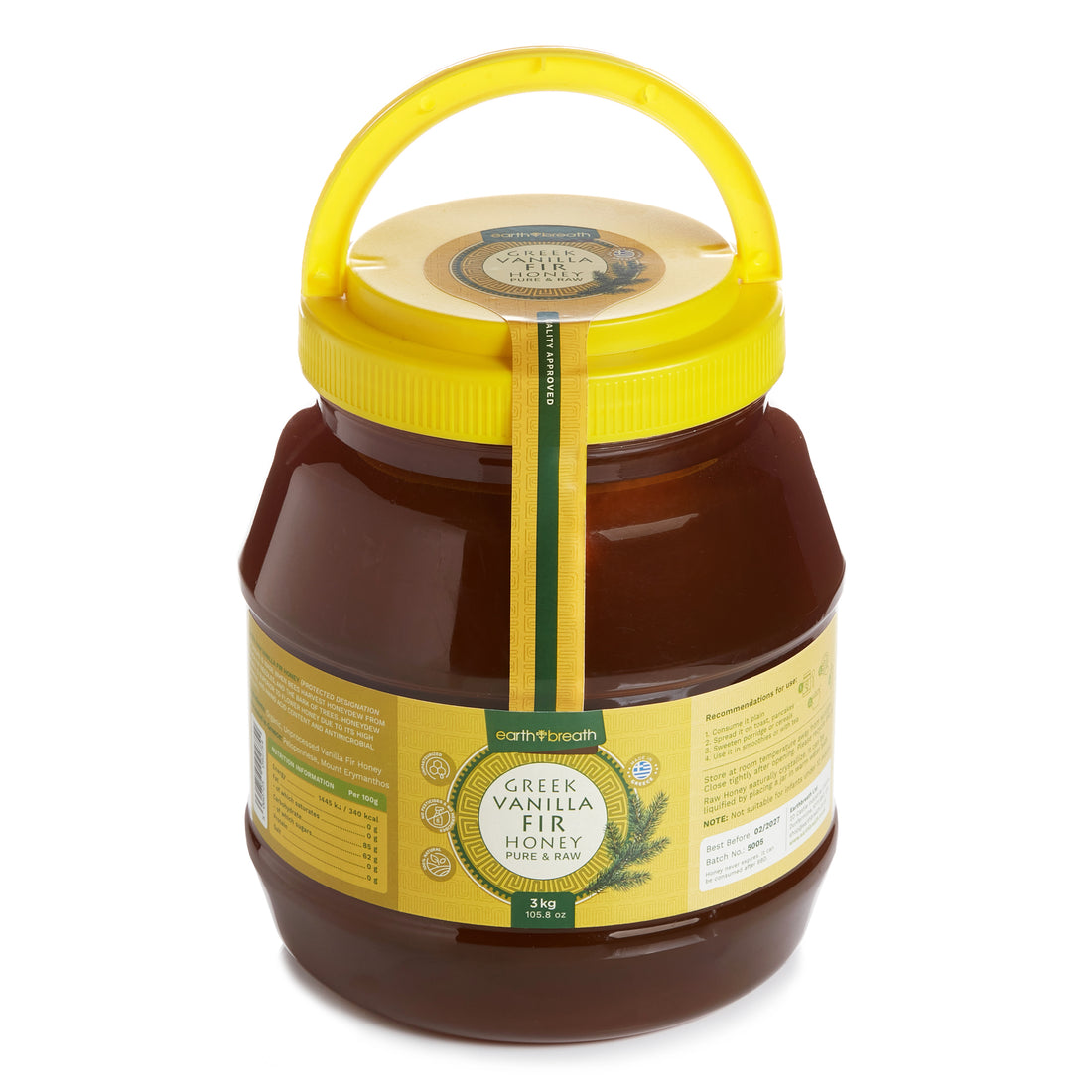 Organic Raw Vanilla Fir Honey Earthbreath