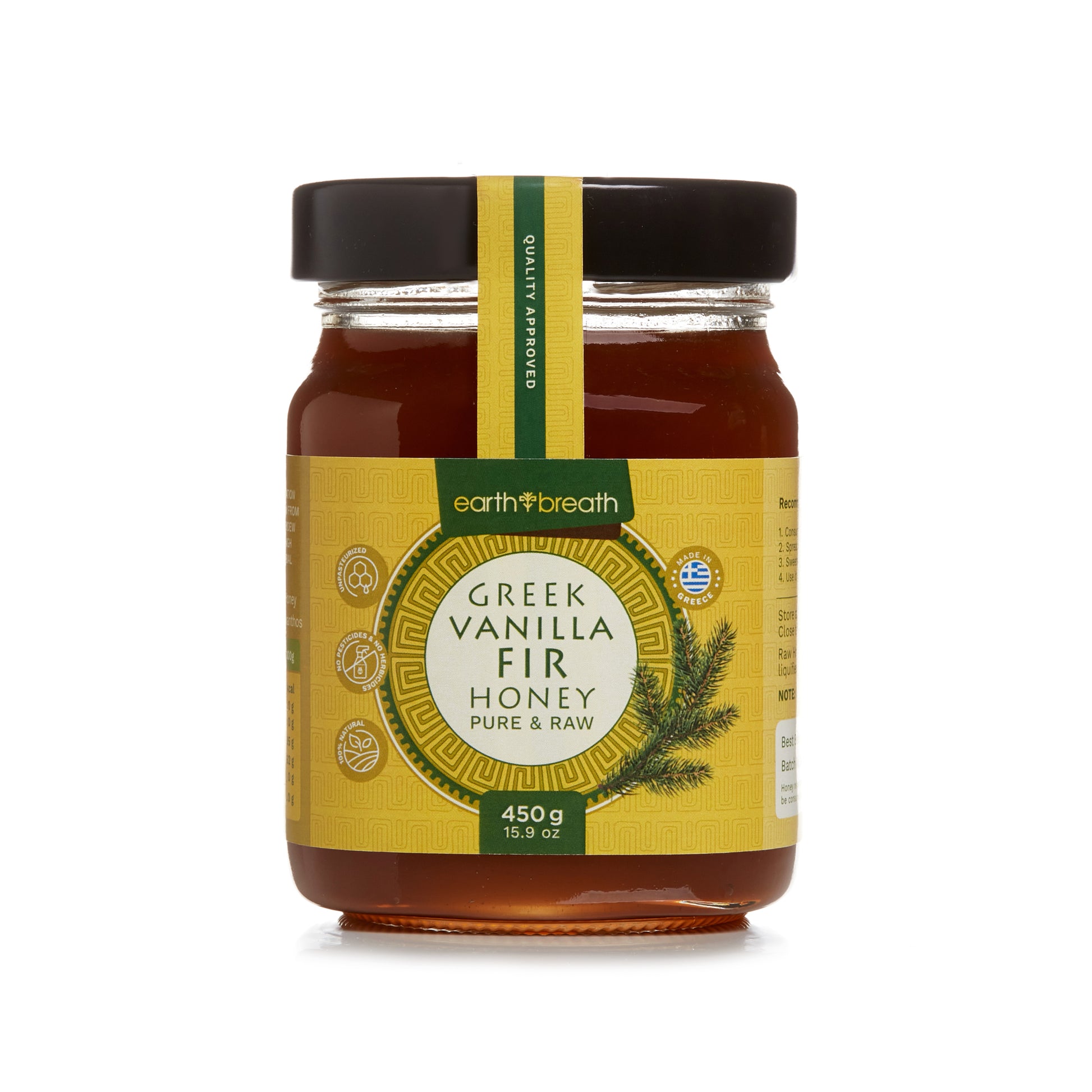 Organic Raw Vanilla Fir Honey Earthbreath