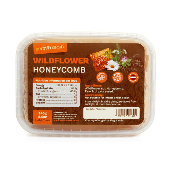 Raw Wildflower Cut Honeycomb 240g