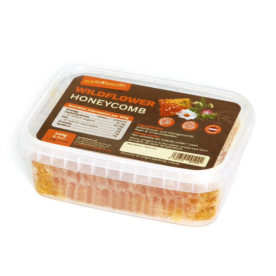 Raw Wildflower Cut Honeycomb 240g