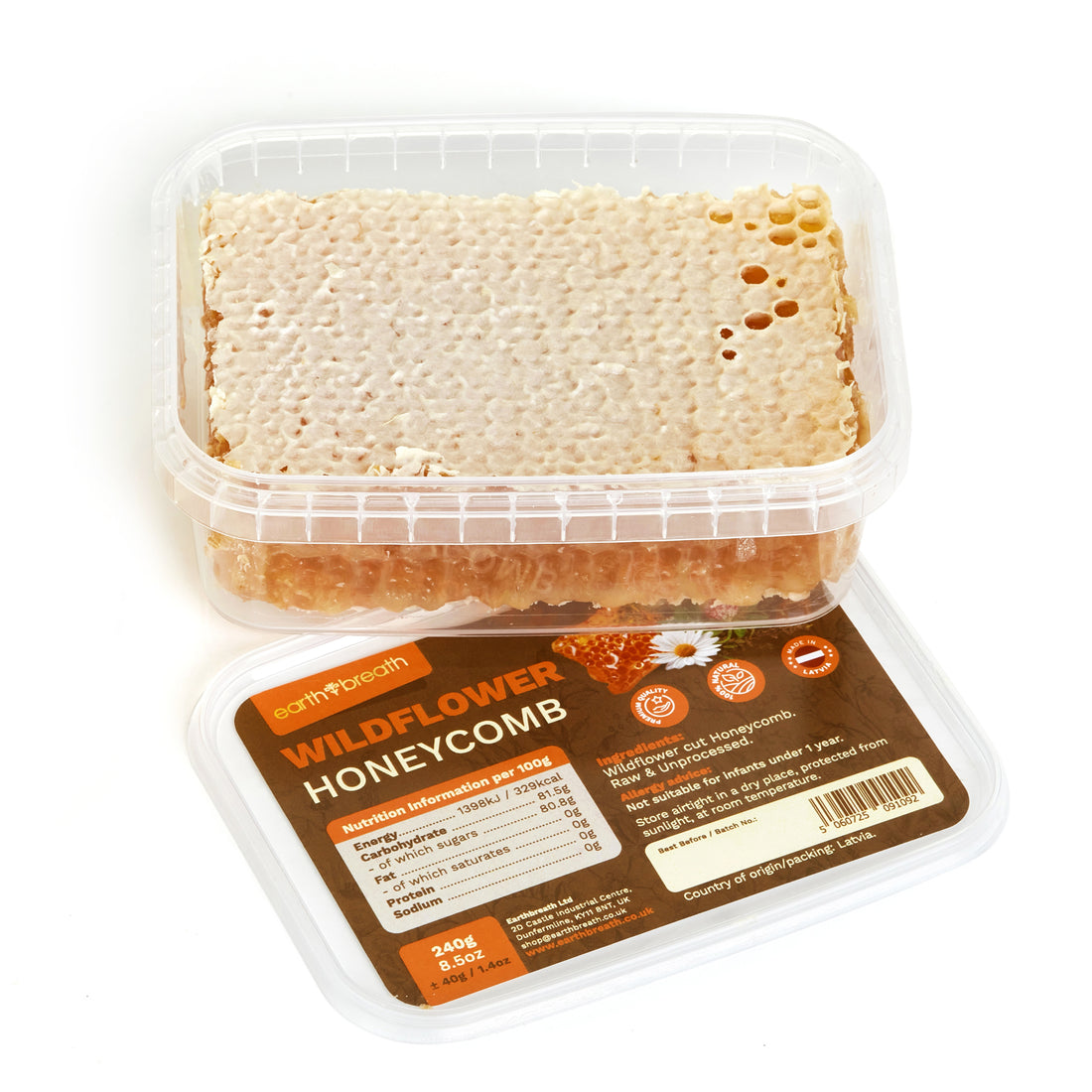 Raw Wildflower Cut Honeycomb 240g