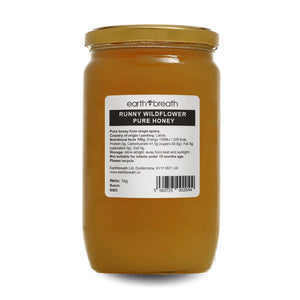 Organic Pure Wildflower Honey 1kg - melted & crystalized