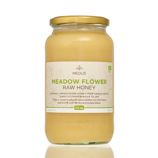 Organic Raw Meadow Flower Honey 400g - 3kg