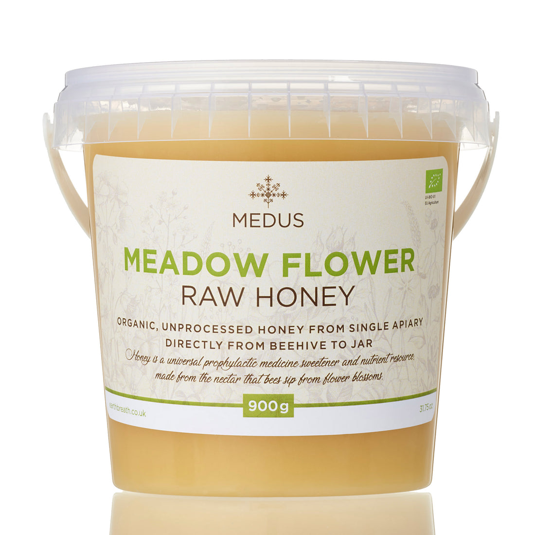 Organic Raw Meadow Flower Honey 400g - 3kg