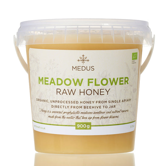 Organic Raw Meadow Flower Honey 400g - 3kg