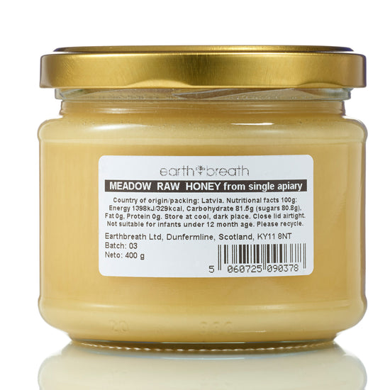 Organic Raw Meadow Flower Honey 400g - 3kg