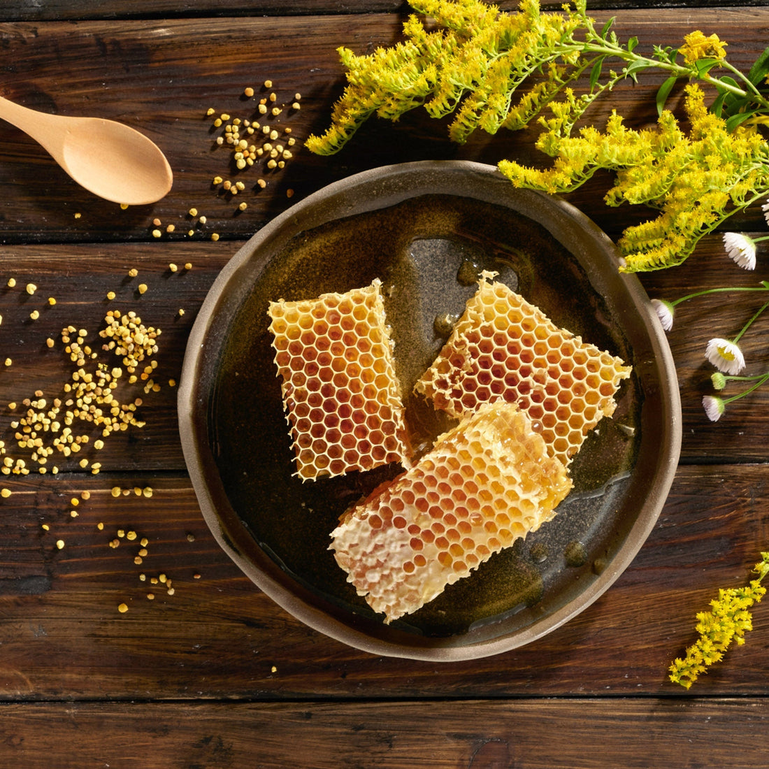 Set of 3 Raw Heather Cut Honeycombs (Copy) Earthbreath