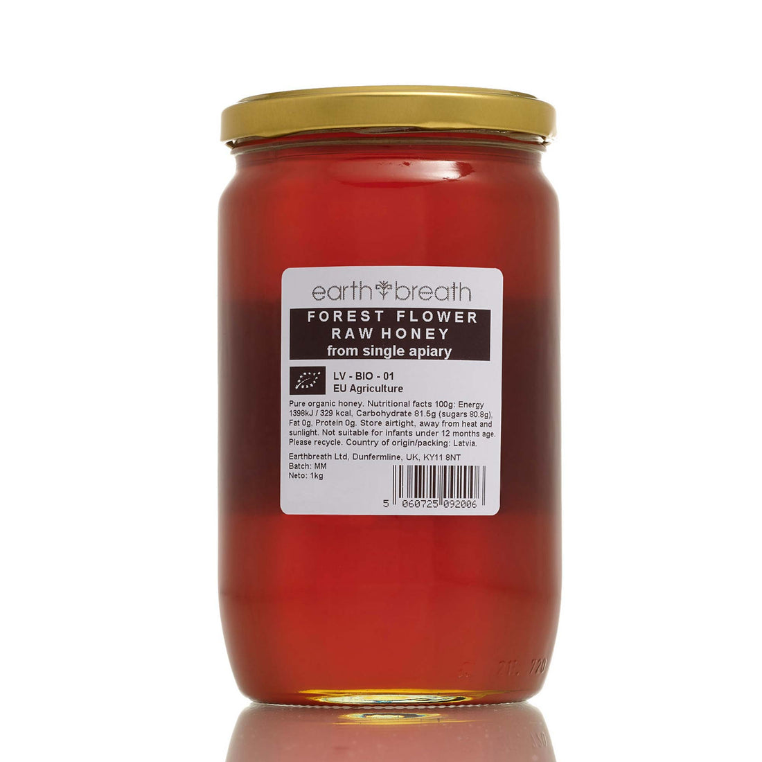 Organic Runny Forest Flower Honey 1kg - 1.4kg