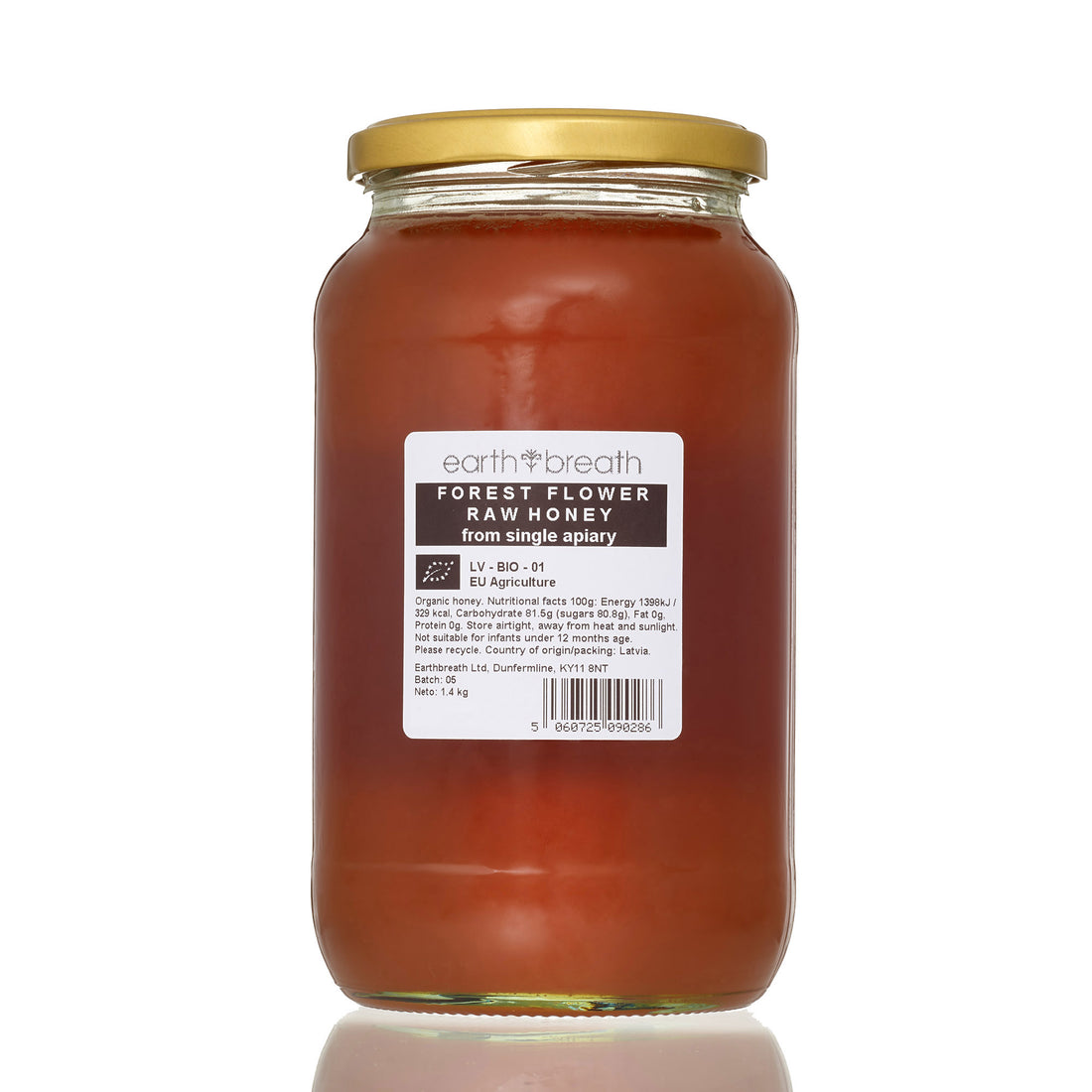 Organic Runny Forest Flower Honey 1kg - 1.4kg