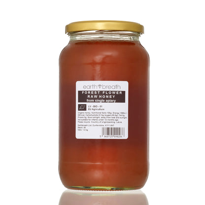 Organic Runny Forest Flower Honey 1kg - 1.4kg