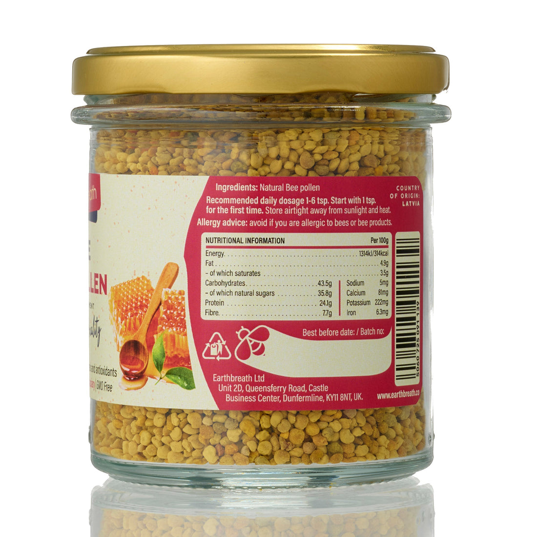 Bee Pollen 100g in Paper Pouch Earthbreath