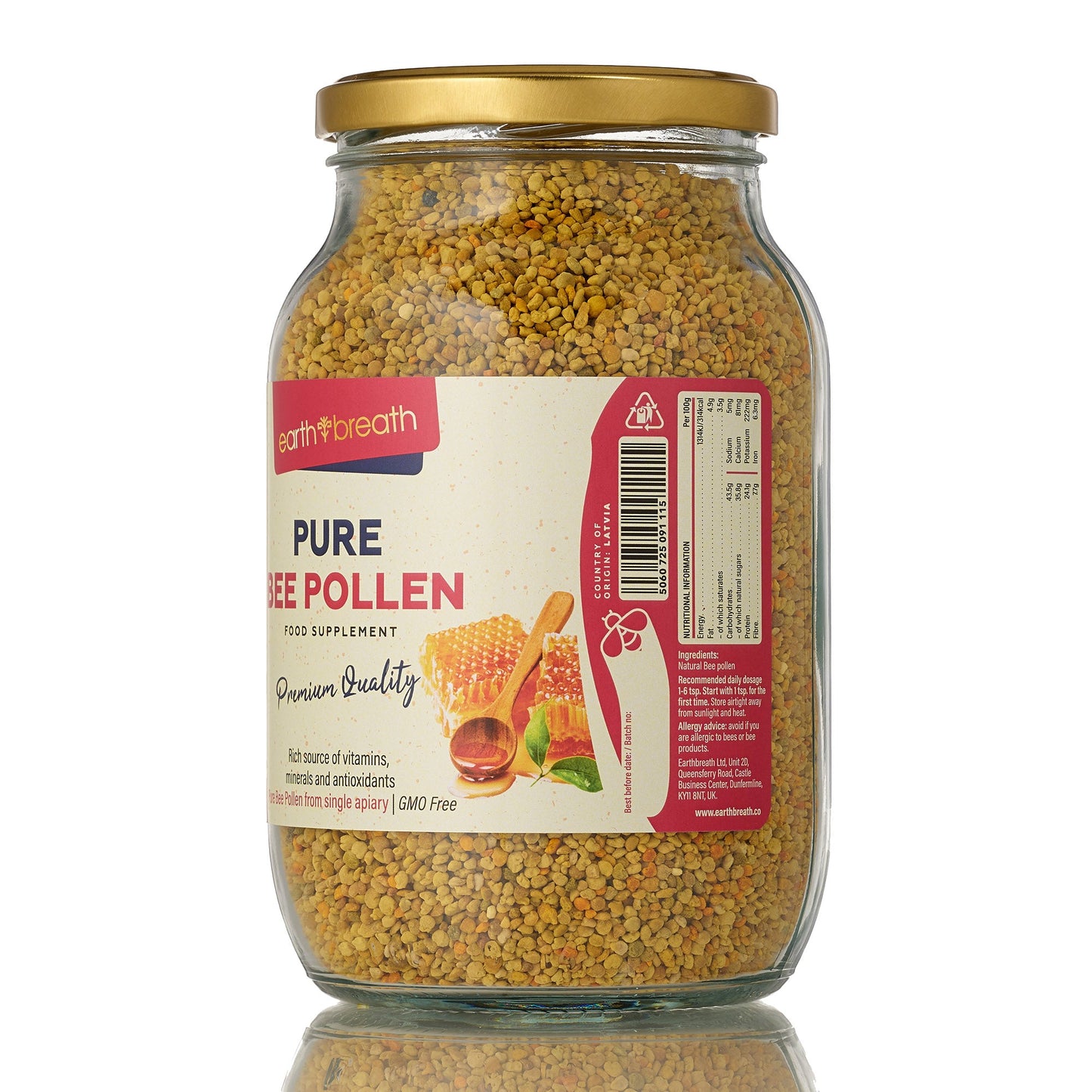 Bee Pollen 100g in Paper Pouch Earthbreath