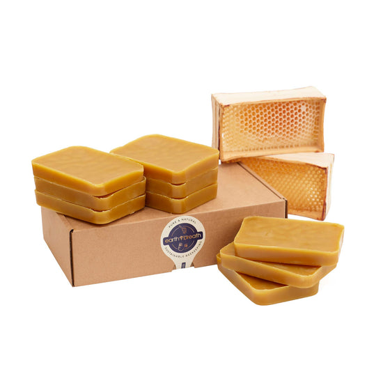 Organic Beeswax Blocks Earthbreath