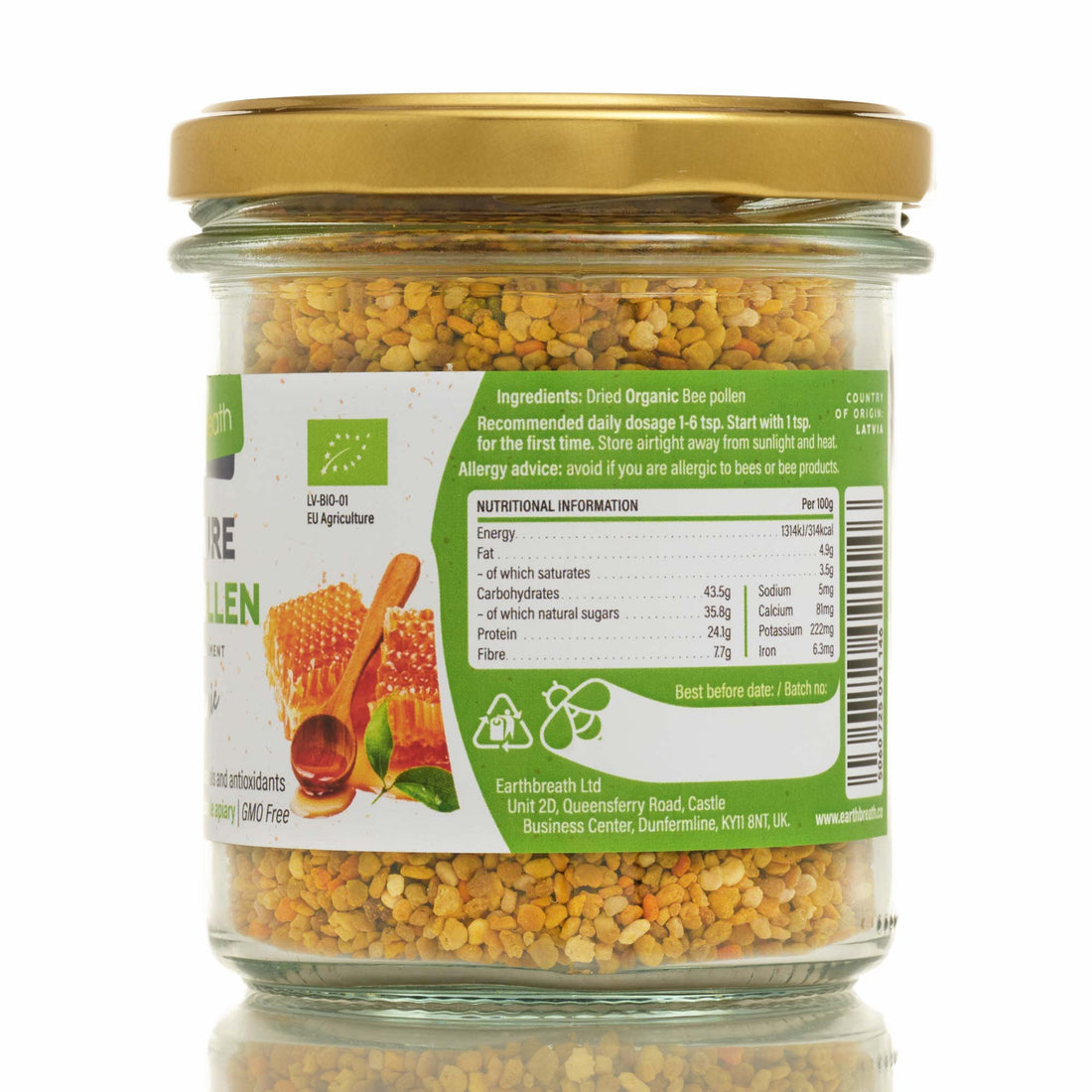 Organic Bee Pollen Earthbreath