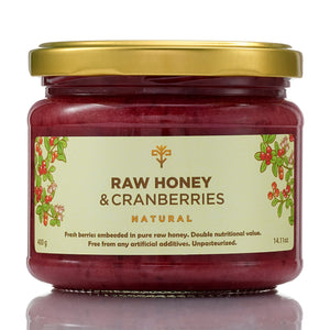 Honey with Cranberries Earthbreath