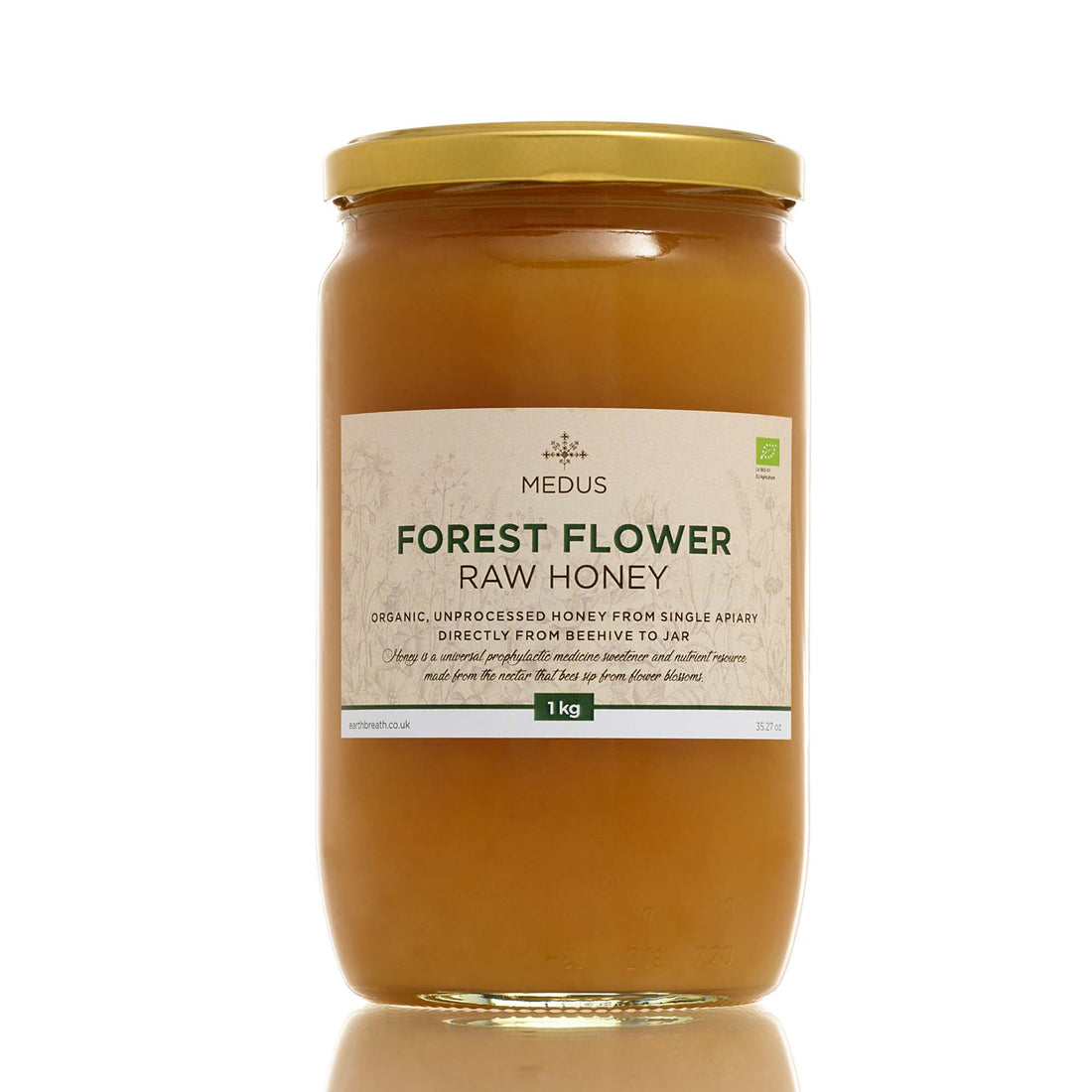 Organic Raw Forest Flower Honey 1kg – Earthbreath
