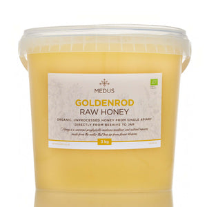 Organic Raw Goldenrod Honey Earthbreath