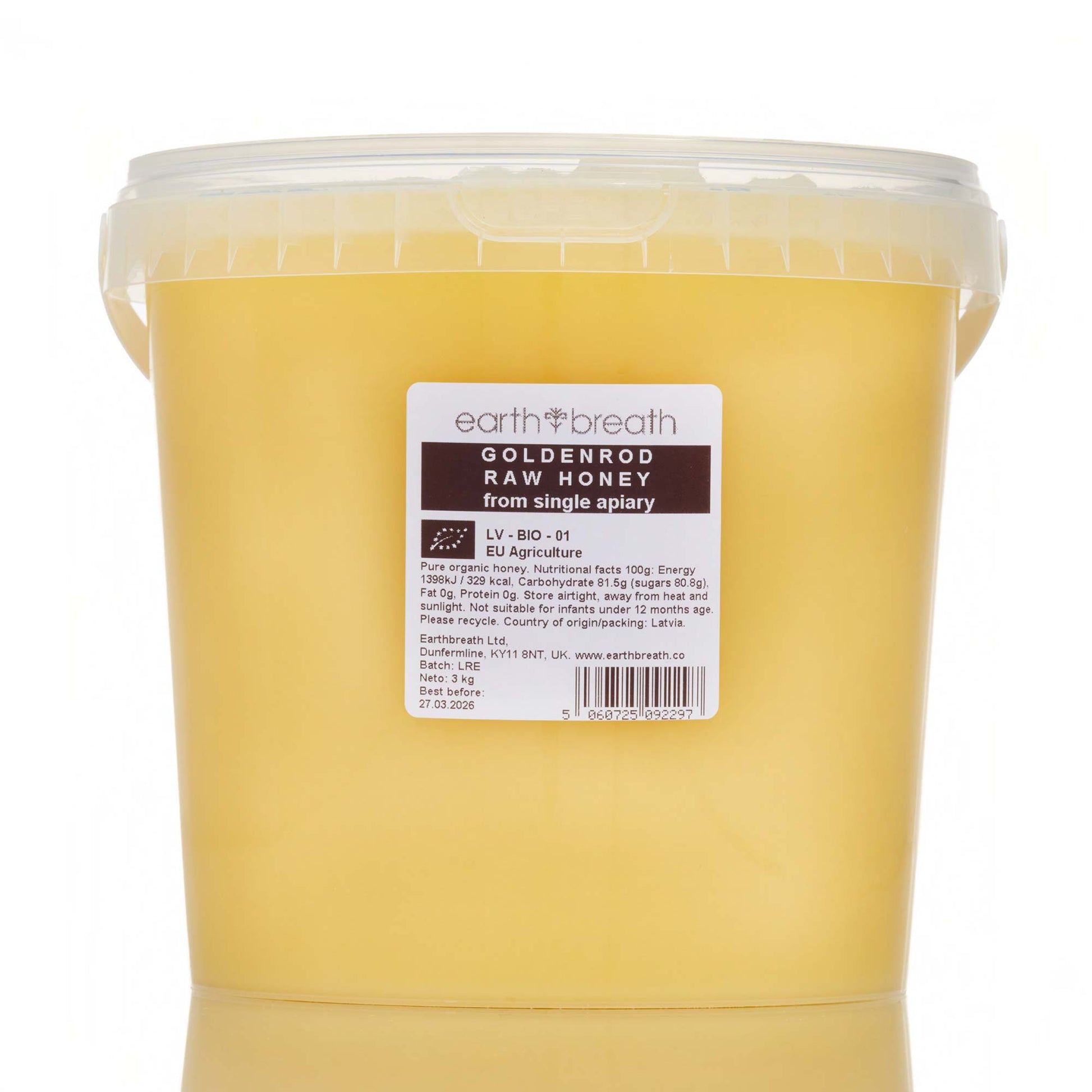 Organic Raw Goldenrod Honey Earthbreath