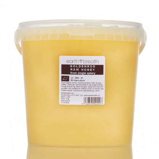 Organic Raw Goldenrod Honey Earthbreath