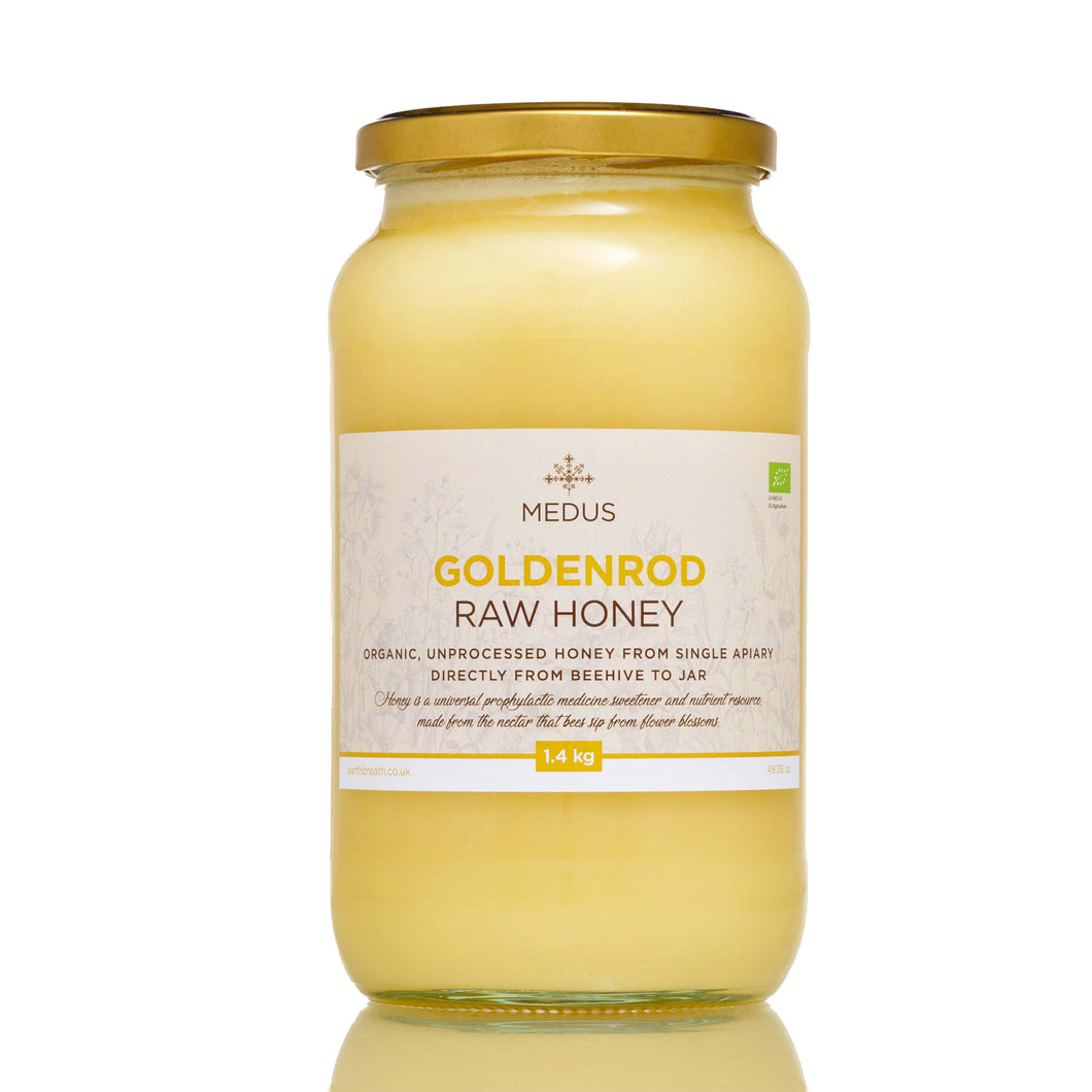 Organic Raw Goldenrod Honey Earthbreath