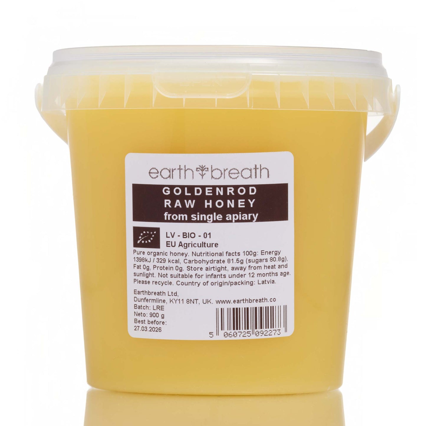Organic Raw Goldenrod Honey Earthbreath
