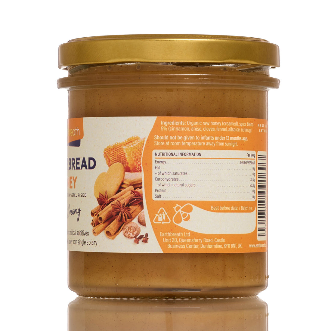 Organic Gingerbread Honey Earthbreath