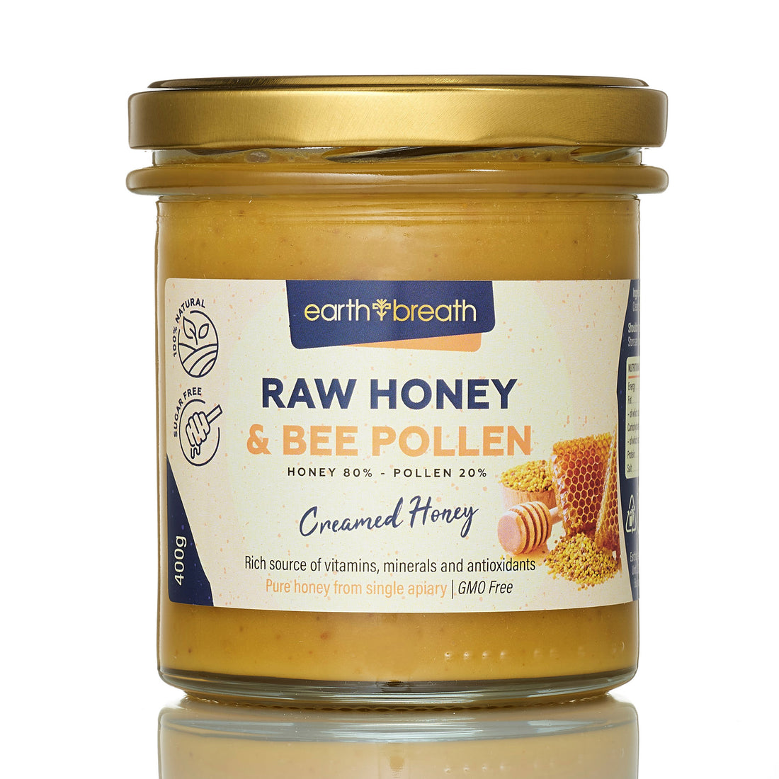 Honey with Bee Pollen Earthbreath