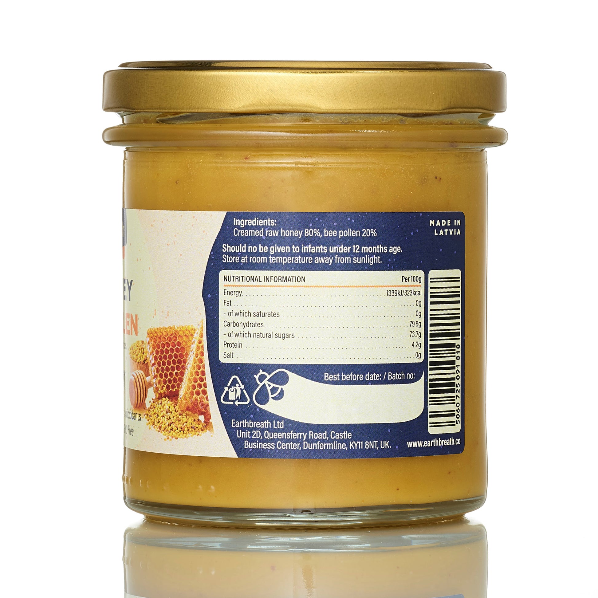 Honey with Bee Pollen Earthbreath