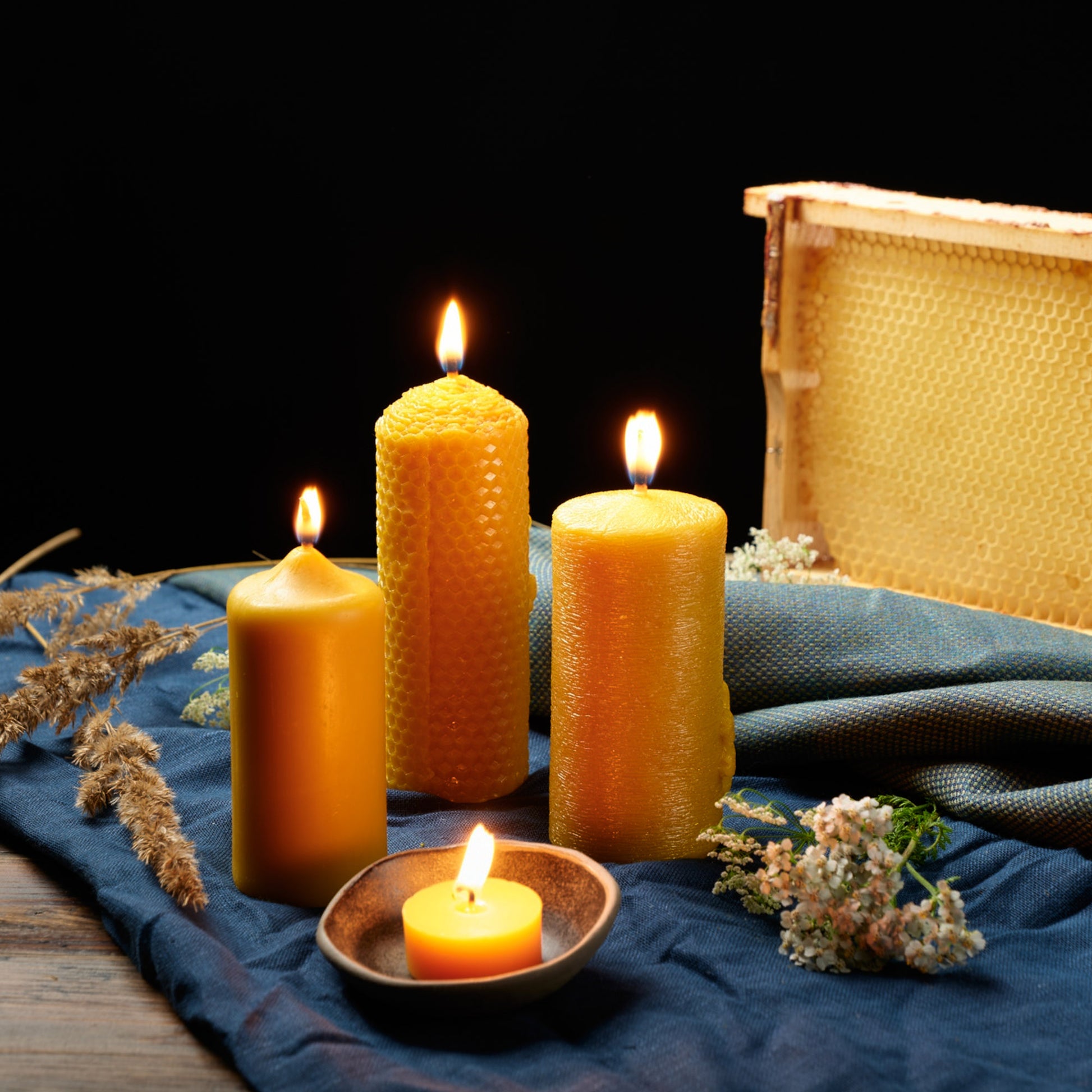 Organic Beeswax Blocks Earthbreath