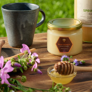 Organic Raw Spring Flower Honey Earthbreath