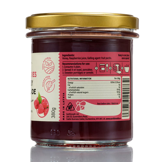 Raspberries-Honey Marmalade Earthbreath