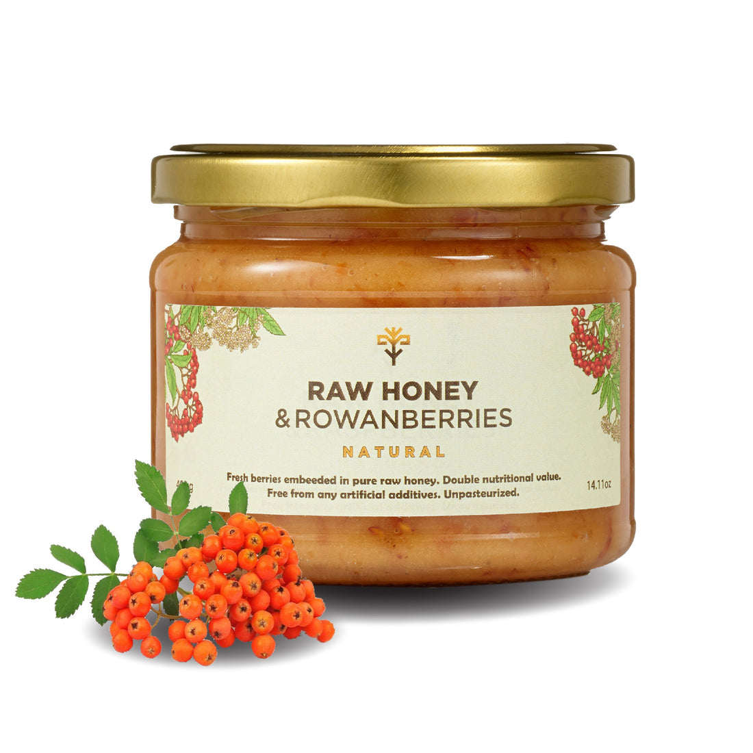 Honey with Rowan Berries (Copy) Earthbreath