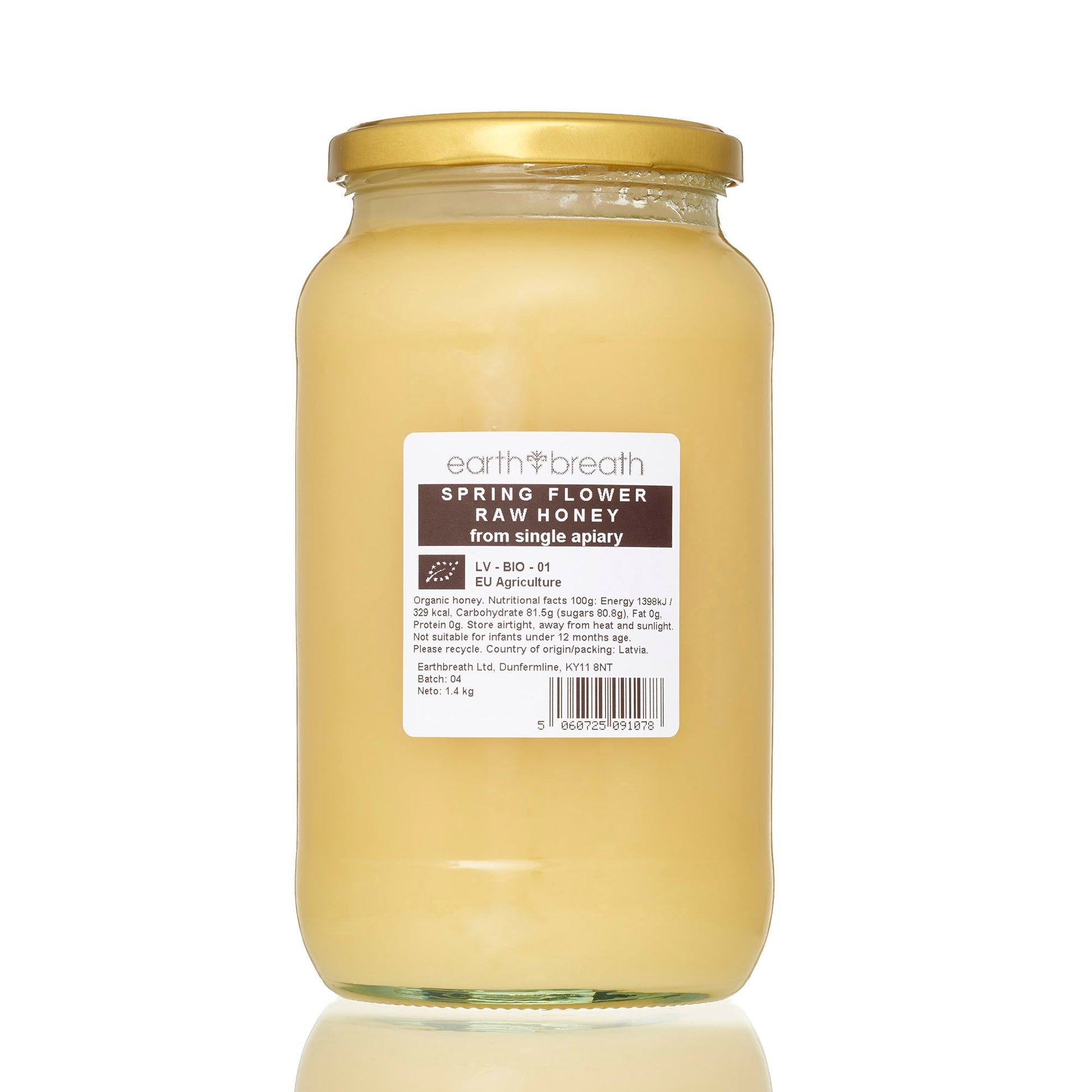 Organic Raw Spring Flower Honey Earthbreath
