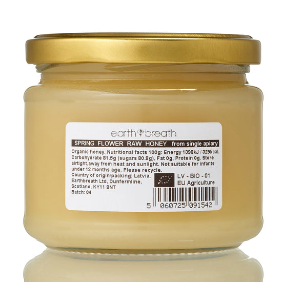 Organic Raw Spring Flower Honey Earthbreath